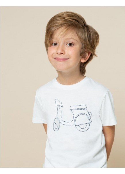 CAMISETA LOGO STITCH SCOTTA