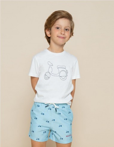 CAMISETA LOGO STITCH SCOTTA