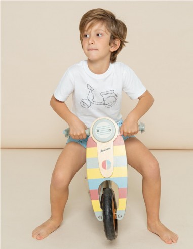 CAMISETA LOGO STITCH SCOTTA