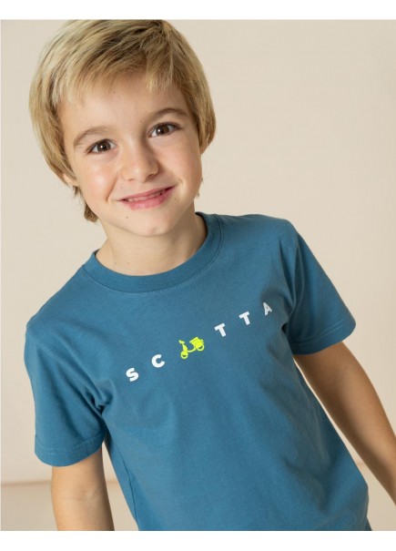 CAMISETA SCOTTA AZUL