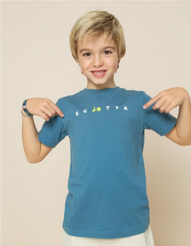 CAMISETA SCOTTA AZUL