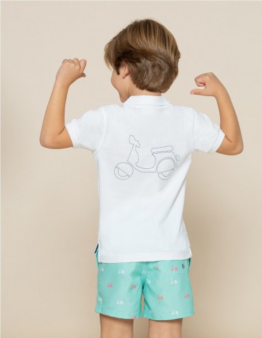 POLO LOGO MOTO STITCH SCOTTA POLO LOGO MOTO STITCH SCOTTA