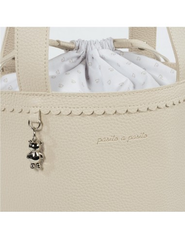 BOLSA BUCKET ICON CREAM