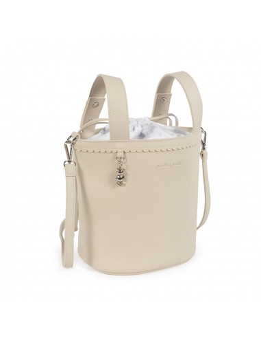 BOLSA BUCKET ICON CREAM