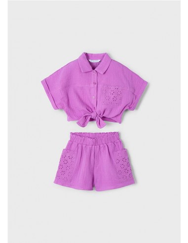 CONJUNTO SHORT PERFORADO MAYORAL