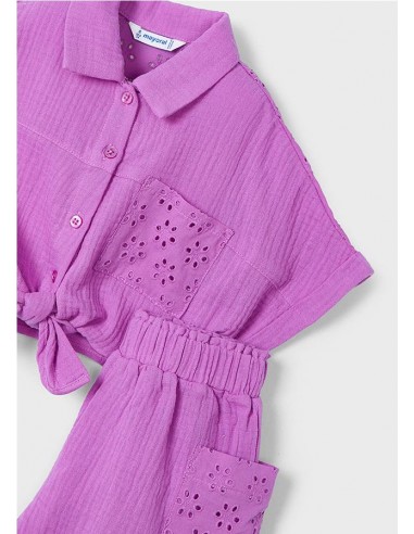 CONJUNTO SHORT PERFORADO MAYORAL