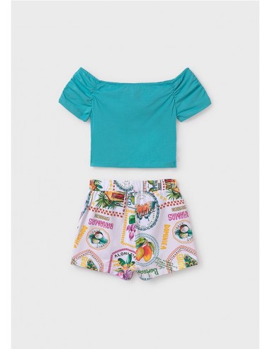 CONJUNTO SHORT ESTAMPADO MAYORAL