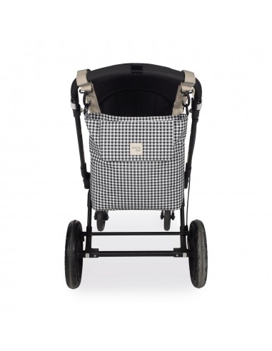 BOLSA CANASTILLA I LOVE VICHY NEGRO BOLSA CANASTILLA I LOVE VICHY NEGRO