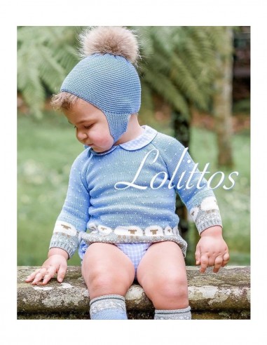 JUBÓN NIÑO CON CUBRE BORREGUITO LOLITTOS