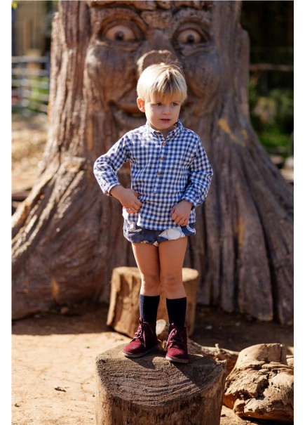 CONJUNTO DE CAMISA VICHY...