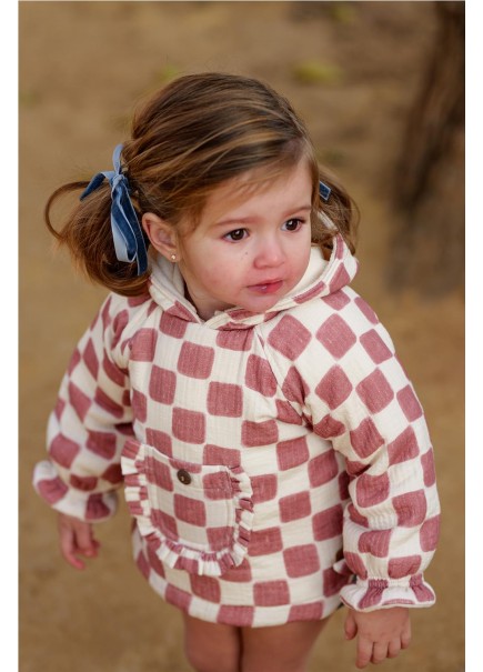 SUDADERA DAMERO BEBÉ J. V.