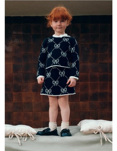 CONJUNTO FALDA TRICOT JACQUARD ABEL &...