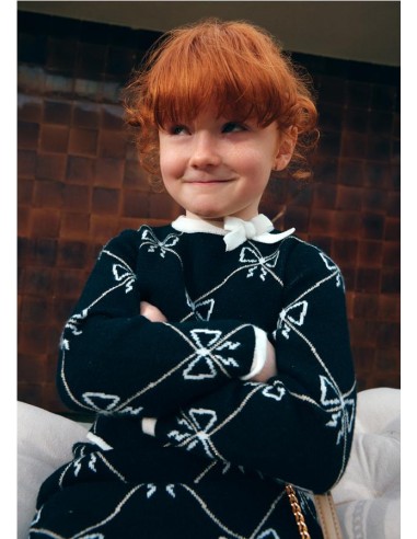 CONJUNTO FALDA TRICOT JACQUARD ABEL &...