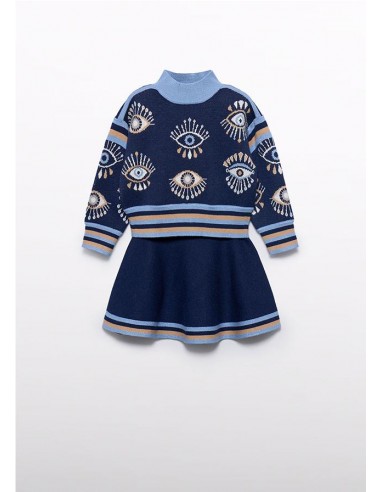 CONJUNTO FALDA TRICOT ABEL & LULA