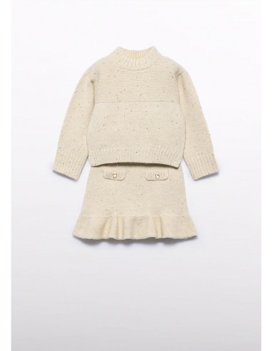 CONJUNTO TRICOT FALDA ABEL & LULA