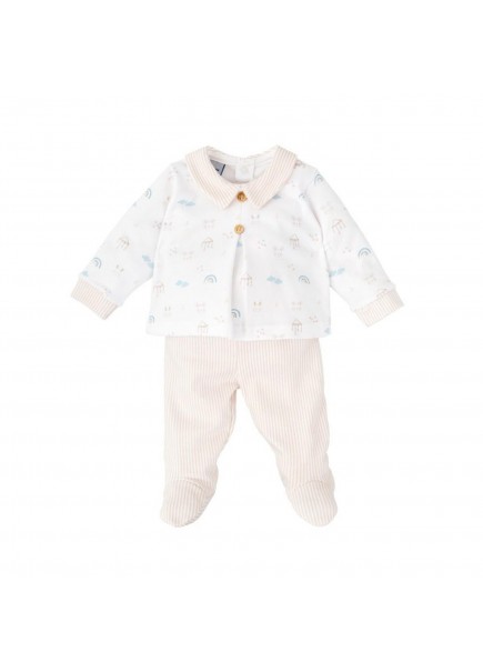 CONJUNTO POLAINA BEBÉ CIELO...