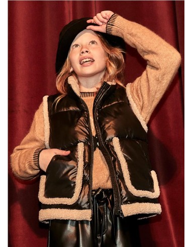 CHALECO CONTRASTES BORREGO MAYORAL