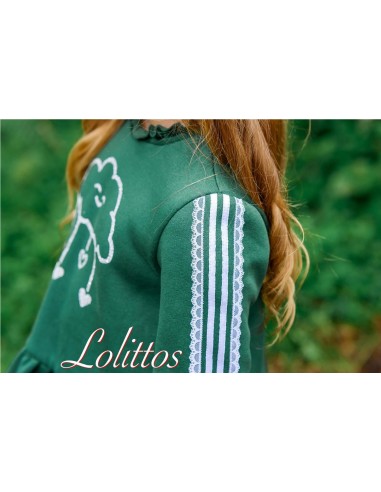 SUDADERA CON RANA VOLANTES POALLA