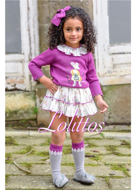 JUBÓN CON CUBREFALDA...