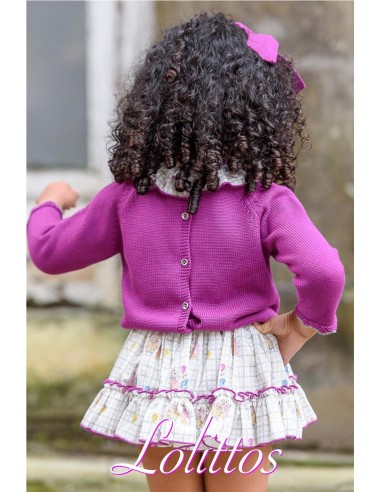 JUBÓN CON CUBRE/FALDA RATONCITO LOLITTOS