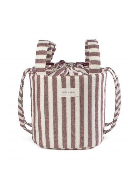 BOLSA BUCKET CHERRY RAYAS