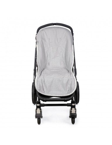 SACO SILLA I LOVE VICHY CUADRO GRIS...