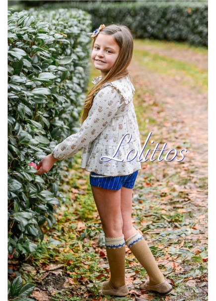 CONJUNTO SHORT Y BLUSÓN...