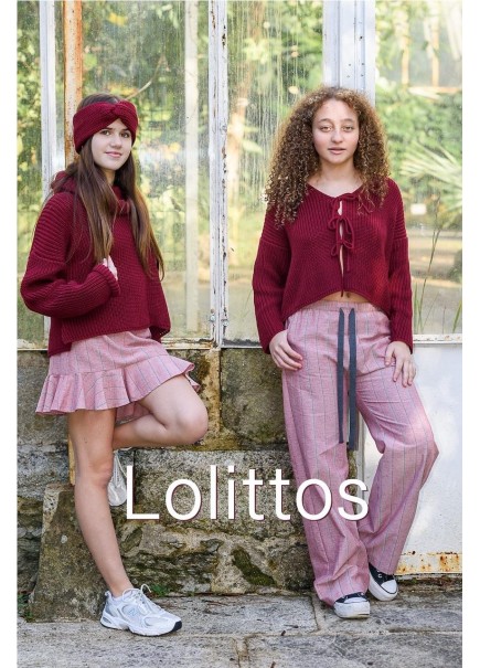 FALDA GRANATE CASUAL LOLITTOS 2