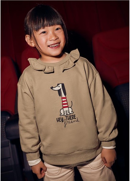 SUDADERA CUELLO VOLANTE...