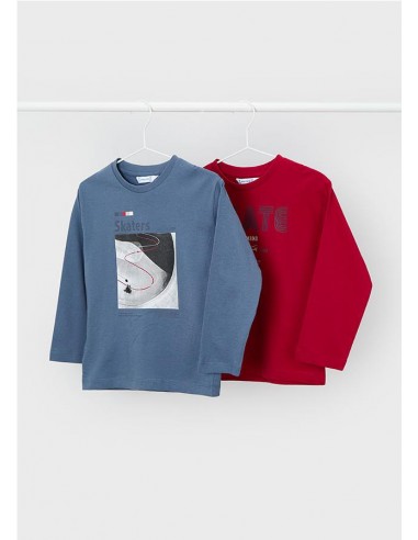 SET 2 CAMISETAS MANGA LARGA MAYORAL