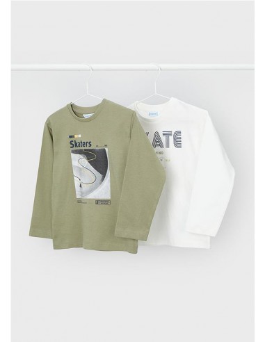 SET 2 CAMISETAS MANGA LARGA MAYORAL