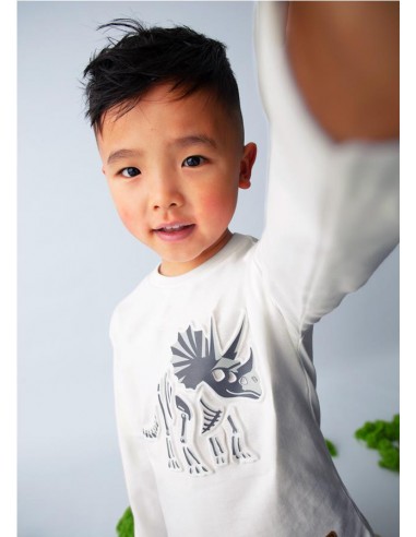 CAMISETA M/L EMBOSSED