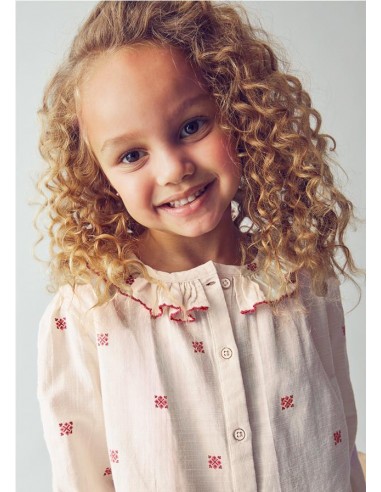 BLUSA CUELLO ESTAMPADA MAYORAL