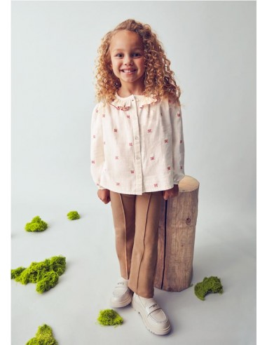 BLUSA CUELLO ESTAMPADA MAYORAL