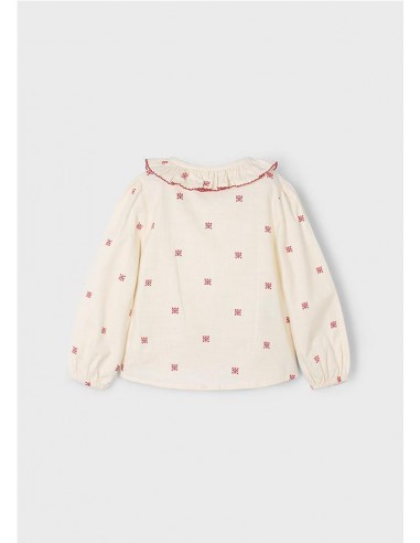 BLUSA CUELLO ESTAMPADA MAYORAL