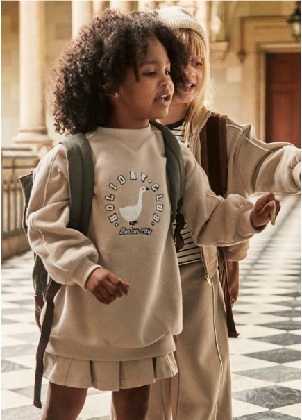 VESTIDO FELPA BANDAS MAYORAL