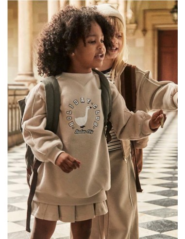 VESTIDO FELPA BANDAS MAYORAL