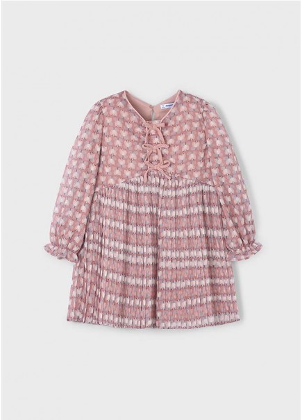 VESTIDO PLISADO ESTAMPADO...