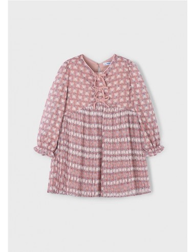 VESTIDO PLISADO ESTAMPADO MAYORAL