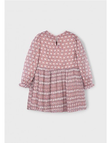 VESTIDO PLISADO ESTAMPADO MAYORAL