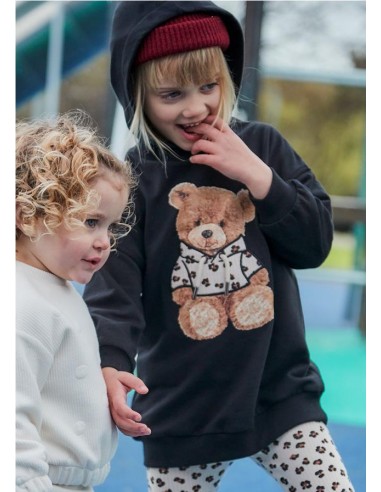 VESTIDO FELPA CAPUCHA MAYORAL