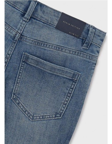 PANTALÓN TEJANO SLIM BÁSICO CHICO...