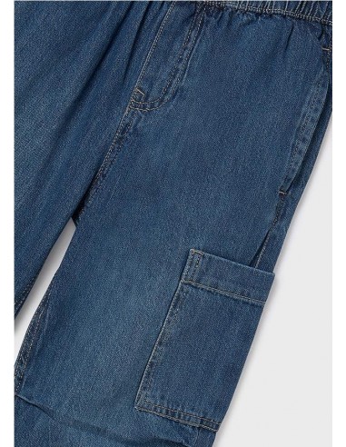 PANTALÓN DENIM CARGO CHICO MAYORAL