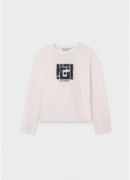 CAMISETA M/L BORDADA MAYORAL