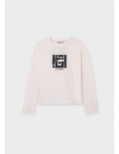 CAMISETA M/L BORDADA MAYORAL