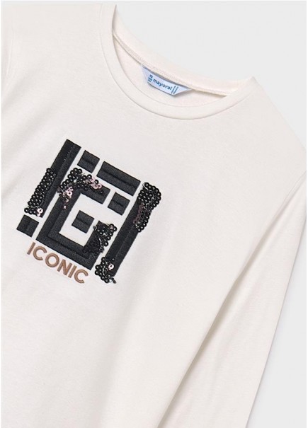 CAMISETA M/L BORDADA MAYORAL 2