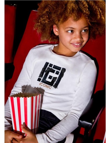 CAMISETA M/L BORDADA MAYORAL