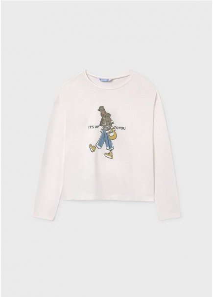 CAMISETA M/L NIÑA MAYORAL