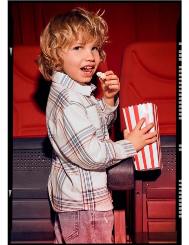 CAMISA M/L CUADROS MAYORAL