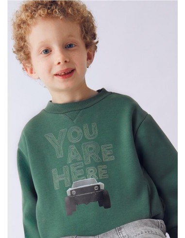 PULLOVER SERIGRAFÍA COCHE MAYORAL